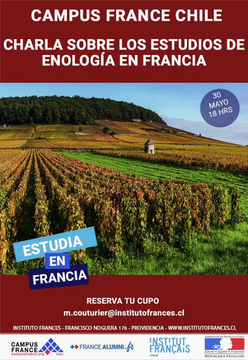 Charla estudios de enología en Francia