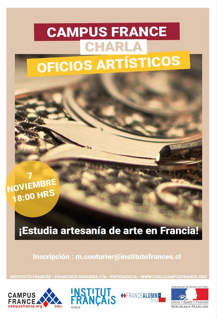 Charla Métiers d'art